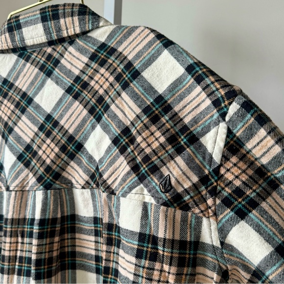 Volcom Plaid To Meet U Long Sleeve Flannel XS - Picture 10 of 14